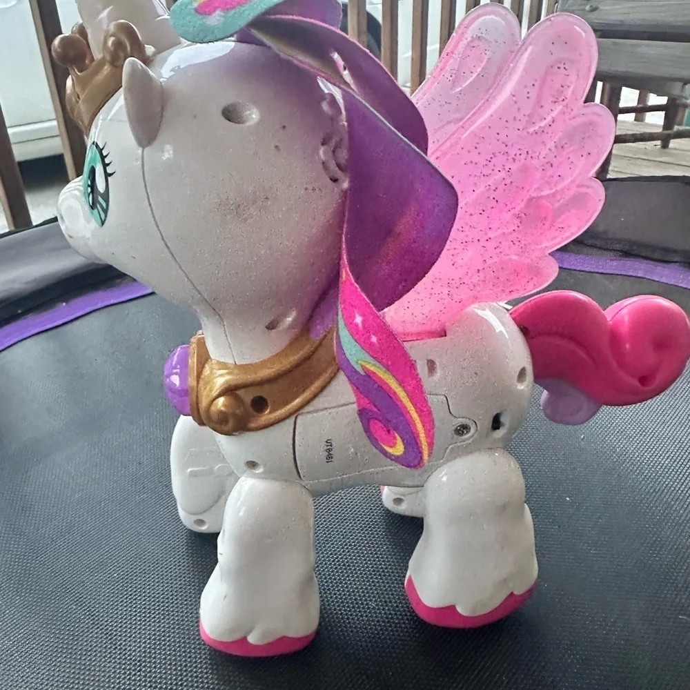 My Little Pony Pink and Gold Unicorn Doll with Glittery Wings